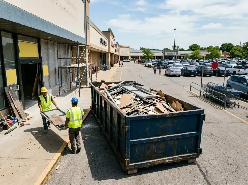 retail-store-renovation-debris-003 — frequently asked questions, Roll-off Dumpster Rentals in Lapel, IN